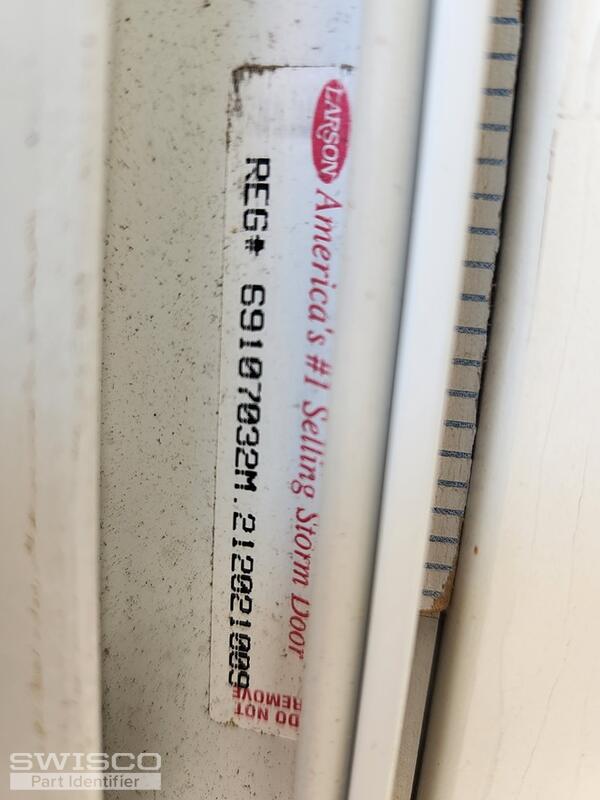 Larson Storm Door Sticker