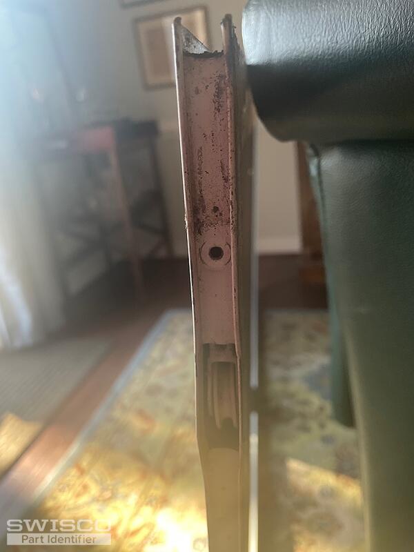 installed screen door roller