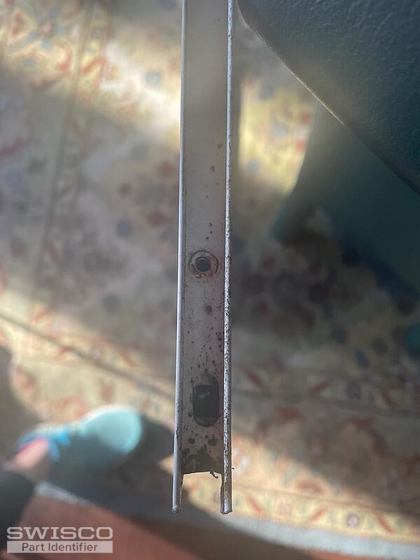 installed screen door roller