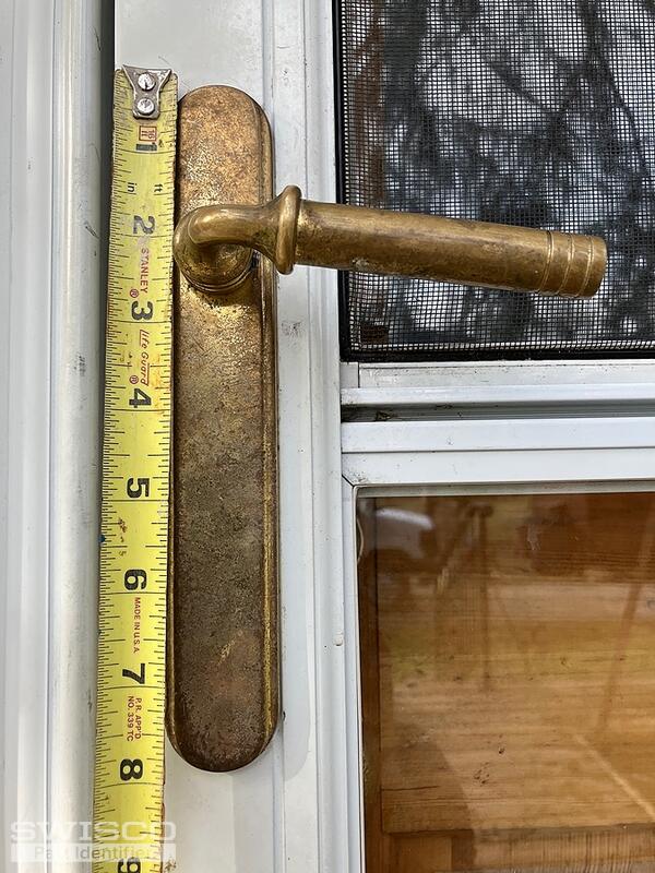 exterior brass handle