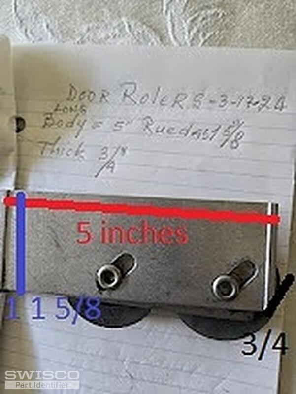 Sliding door roller
