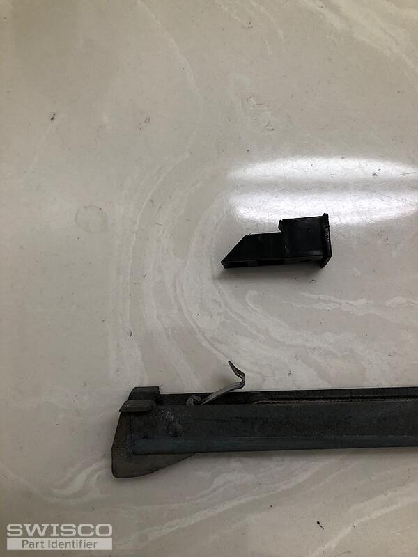 side of shoe and top sash guide