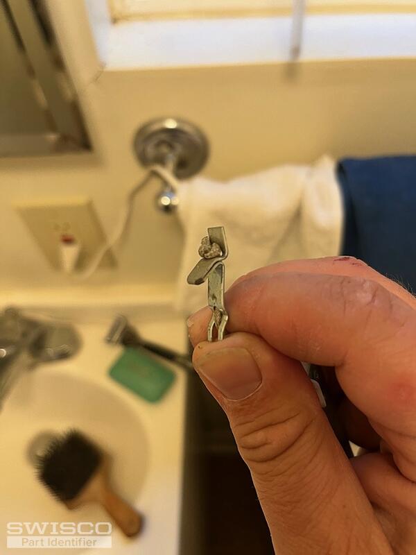 old style butterfly clip
