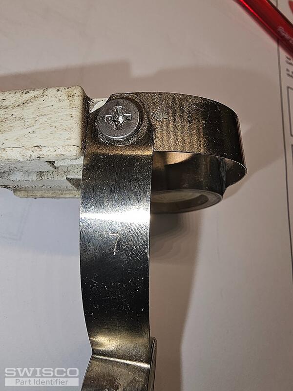 coil spring screwed onto shoe