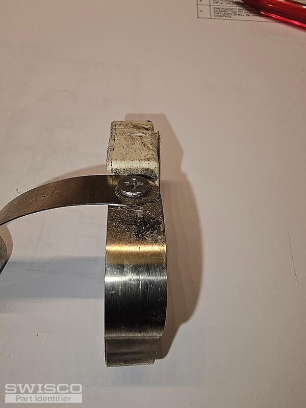 coil spring screwed onto shoe