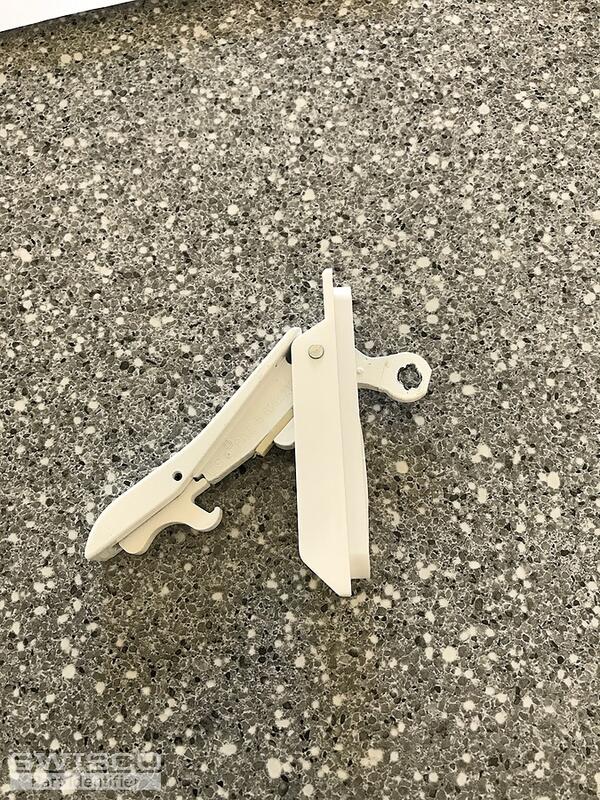 installed locking handle