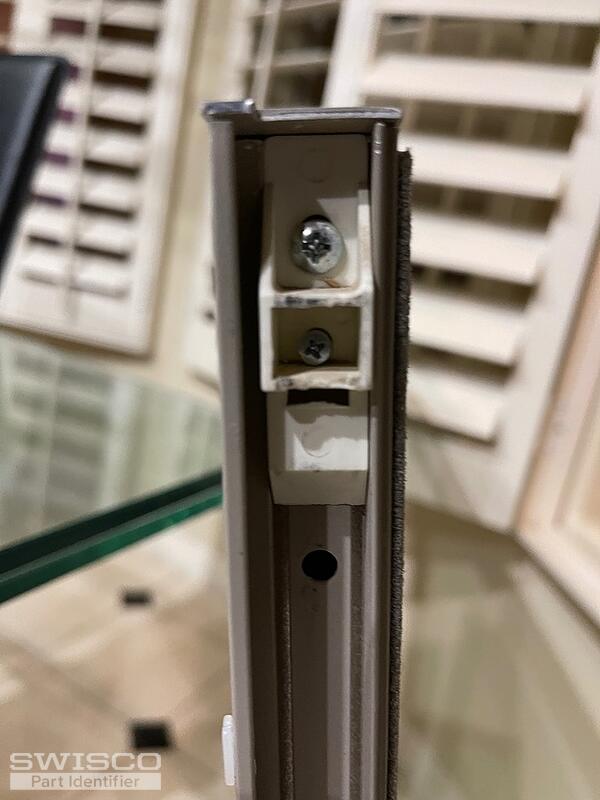 installed top sash guide