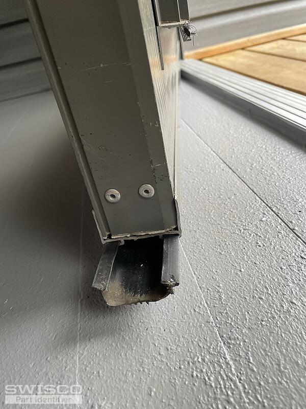 installed bottom door sweep