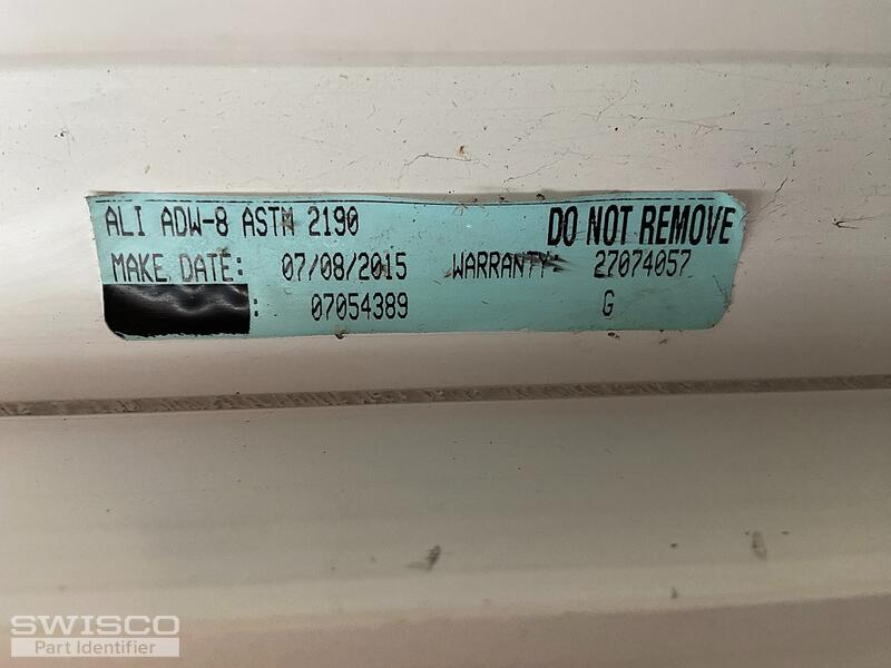 blue sticker info