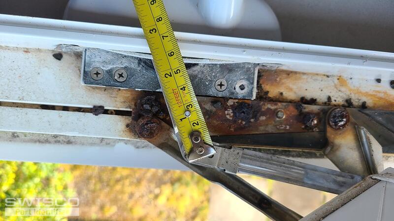 rusted out hinge base