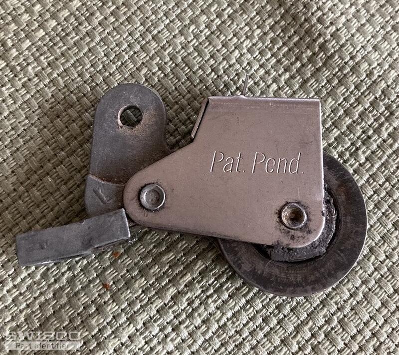 screen door roller assembly