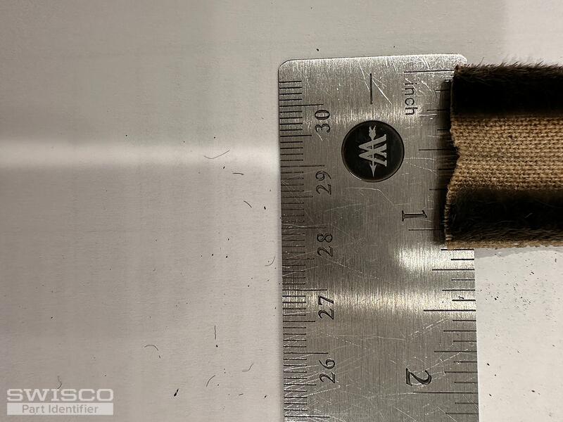 Pile weatherstrip_width of original_in