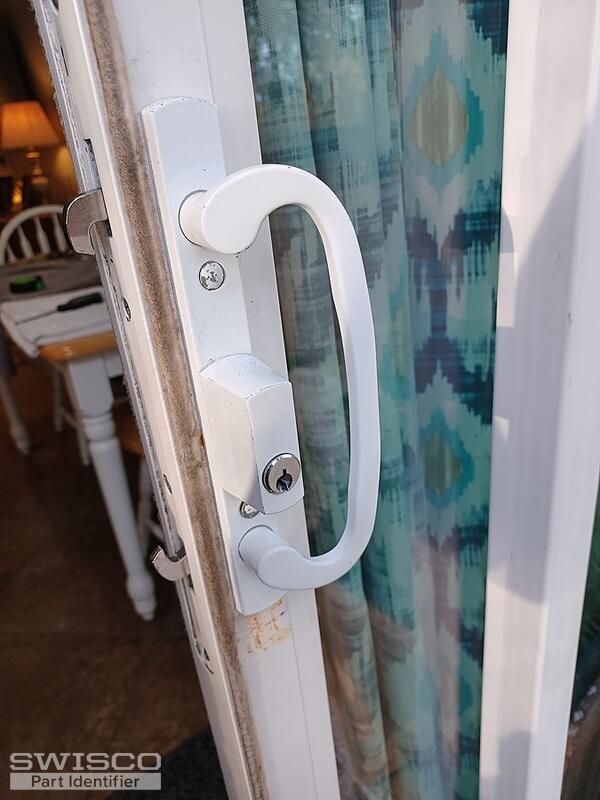 keyed exterior handle
