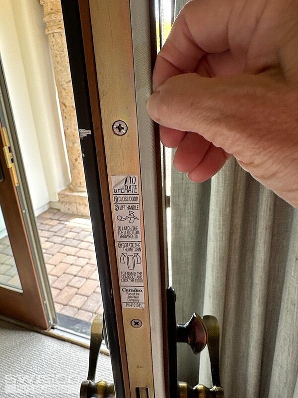 jeldwen multipoint lock
