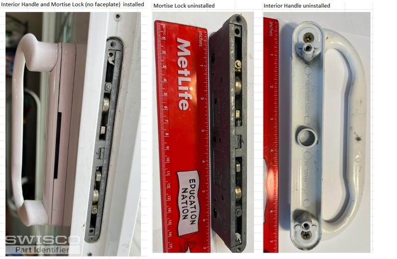 Interior Handle and Mortise Lock Installed and uni