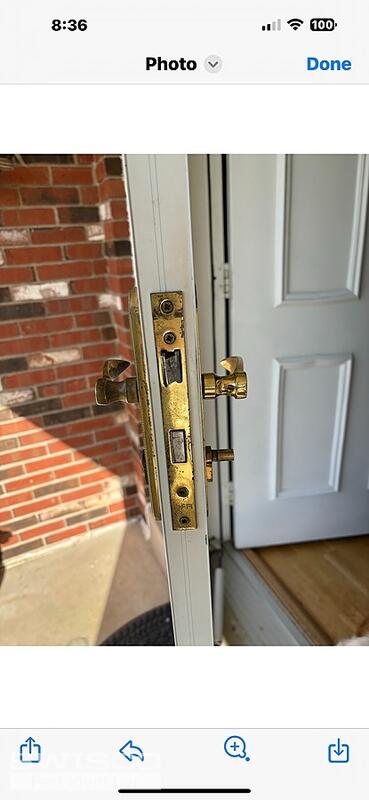 mortise lock face