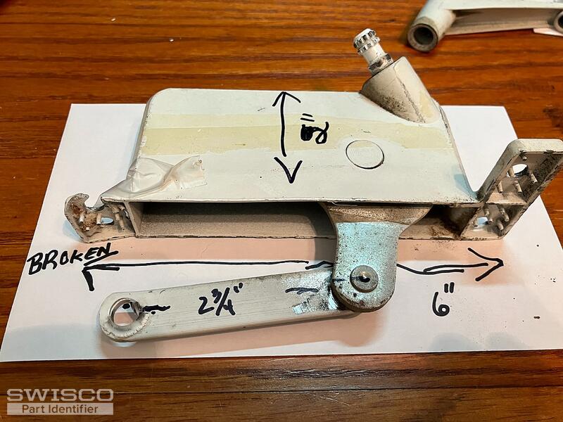 awning operator link arm