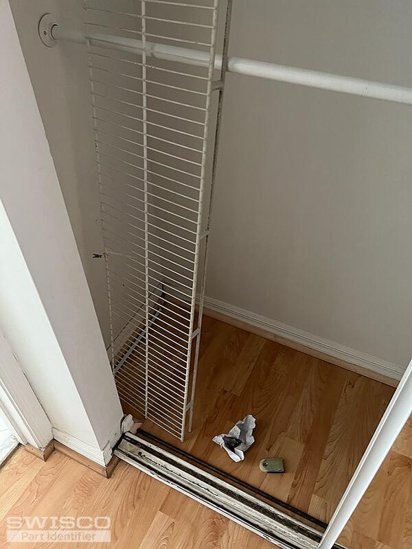 closet door track