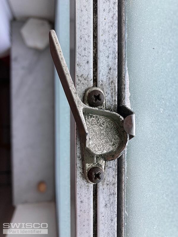 old metal window lock