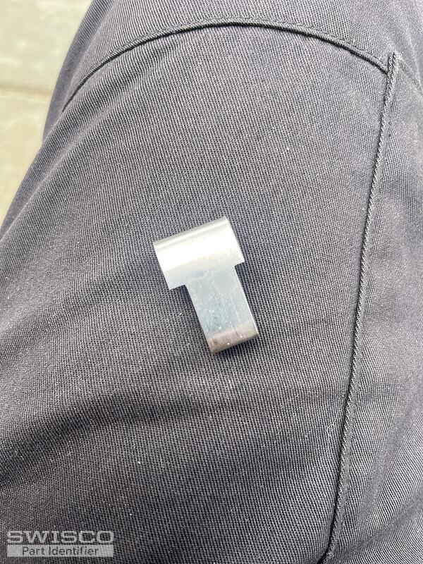 Metal, C-shaped clip