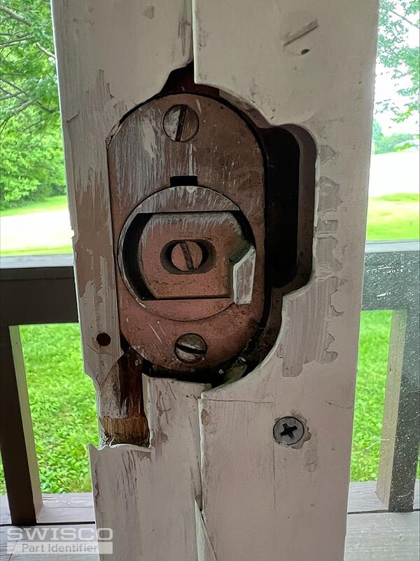 Andersen outside door latch plate