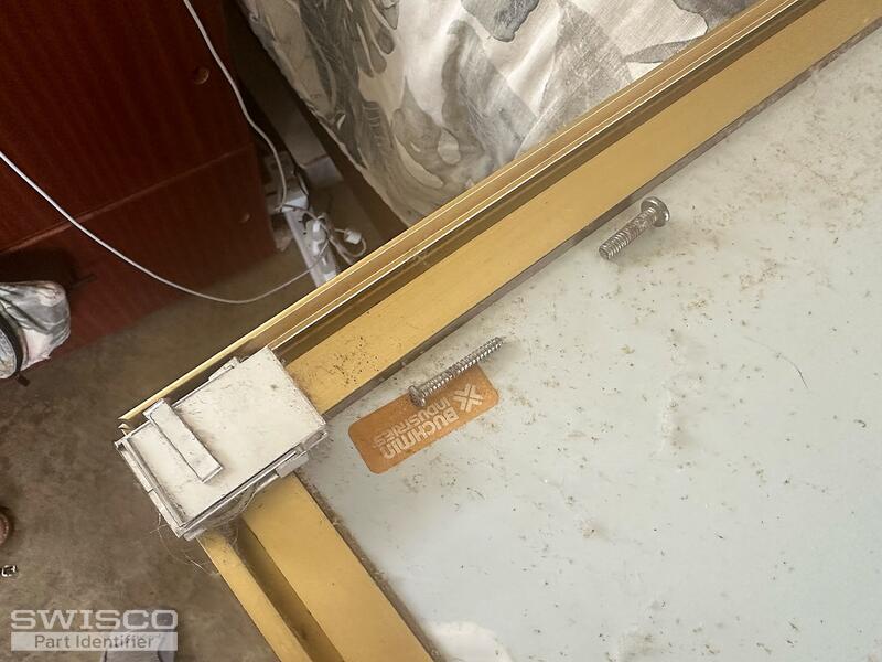 1 1/4&quot; sliding mirror door nylon wheel assembly