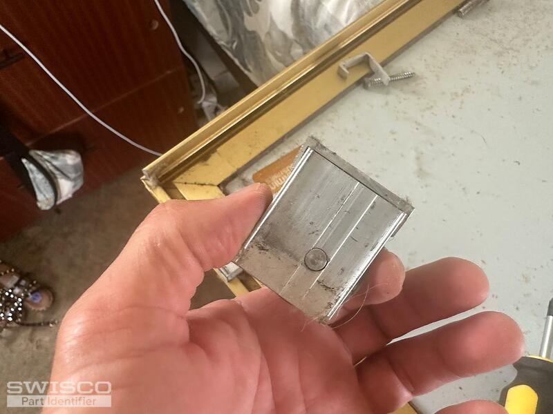 1 1/4&quot; sliding mirror door nylon wheel assembly