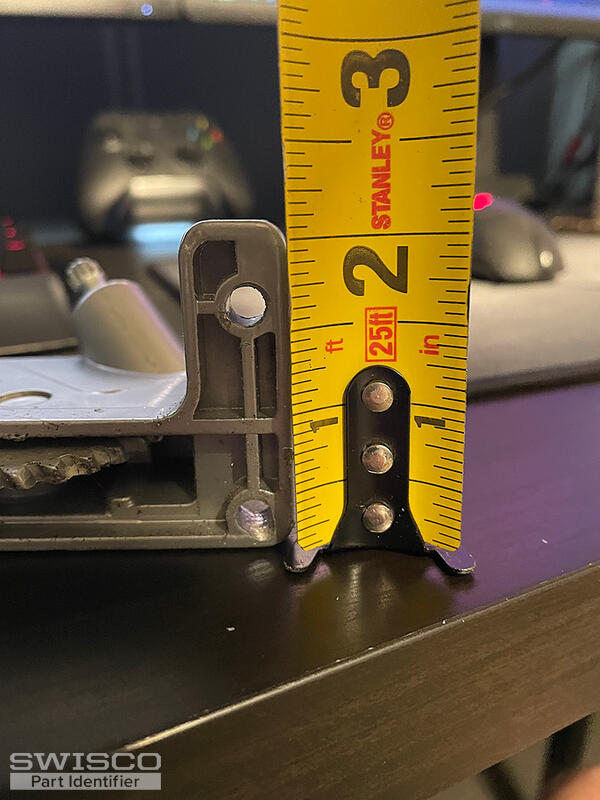 bottom tab installation holes