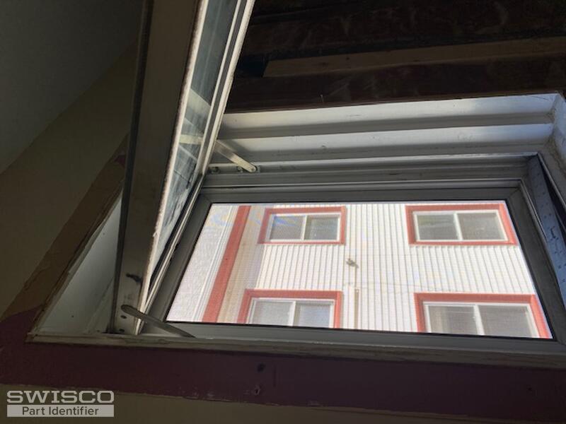 hinged window