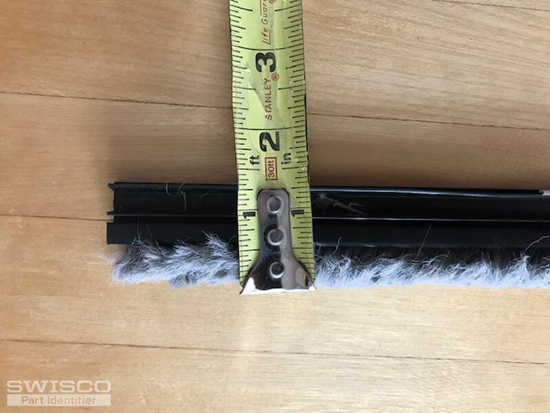 pile weatherstrip insert
