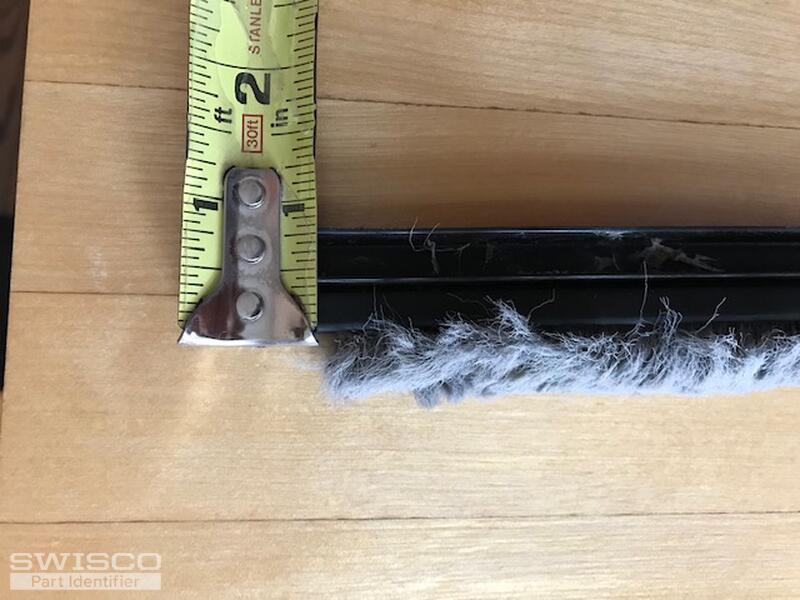 pile weatherstrip insert