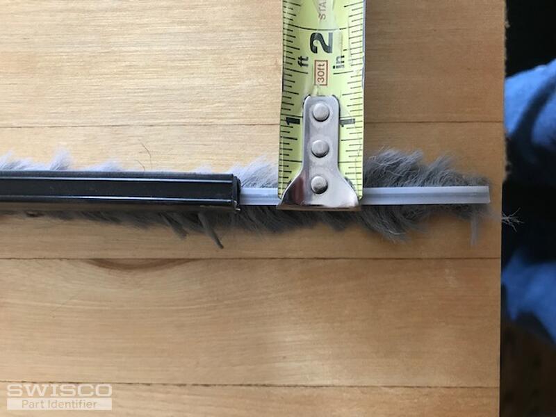 pile weatherstrip insert