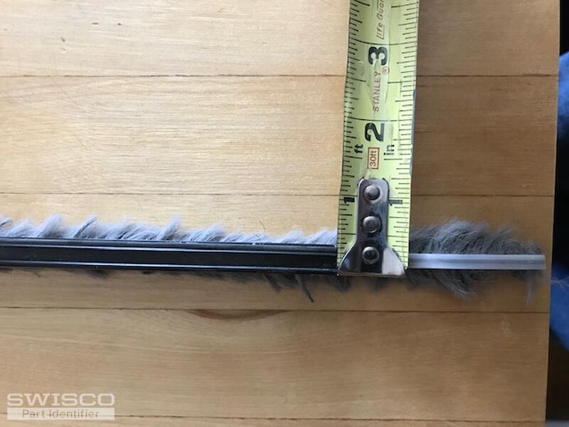 pile weatherstrip insert