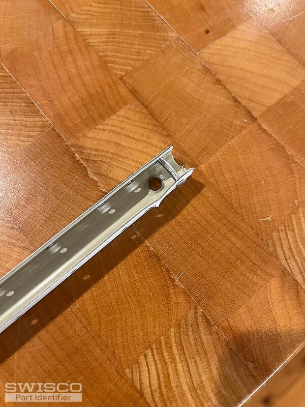 rivet in top hole
