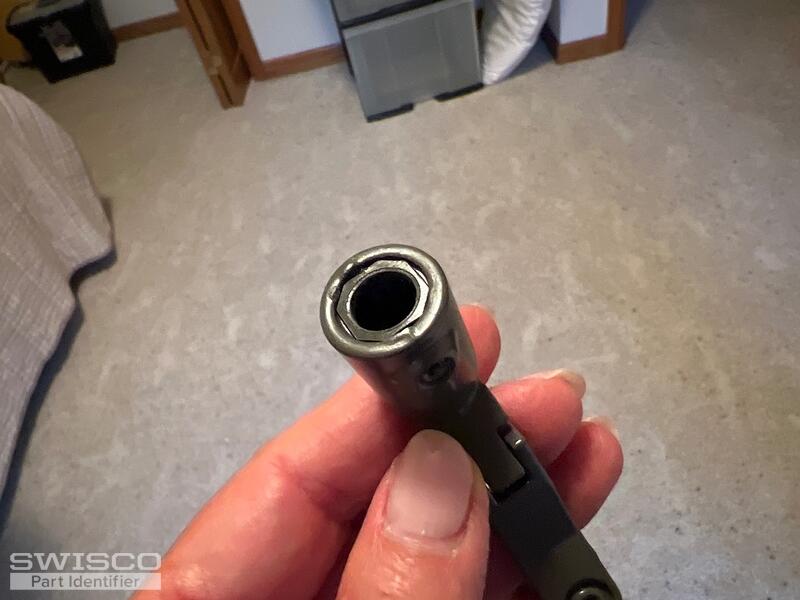 casement handle hole