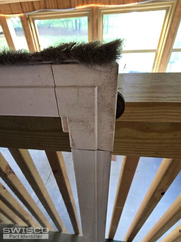 Sliding Screen door frame corners with wheels