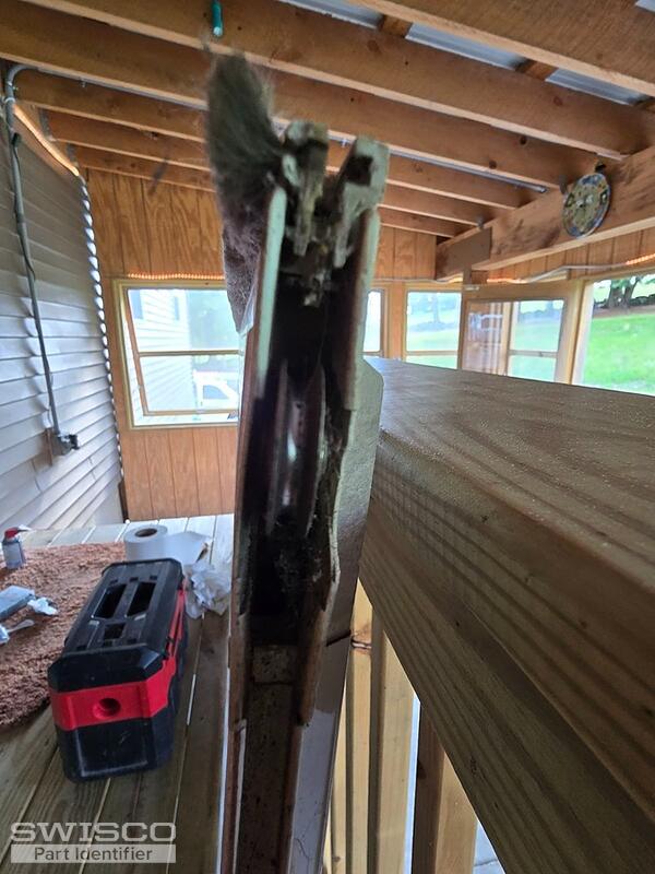 Sliding Screen door frame corners with wheels