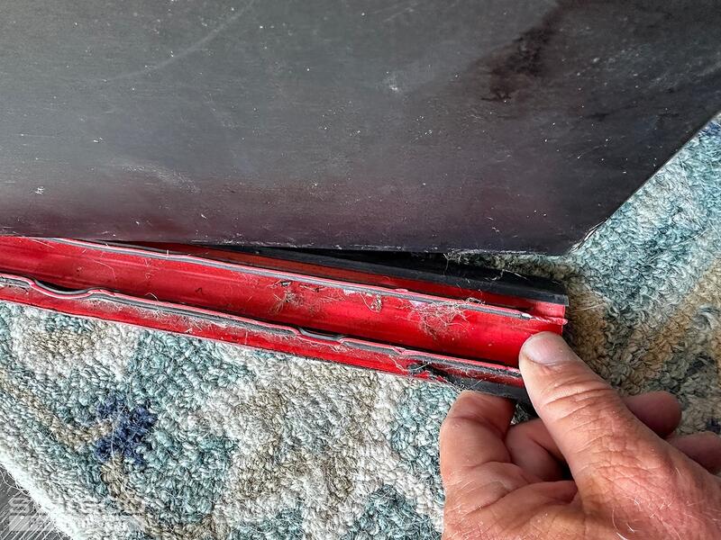Iron door sweep