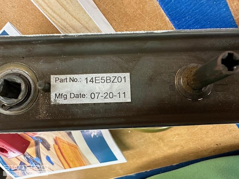 Backside of interior left handle set