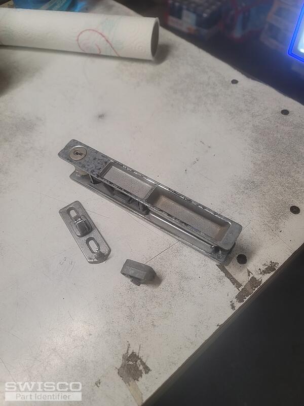 sliding glass door flush handle