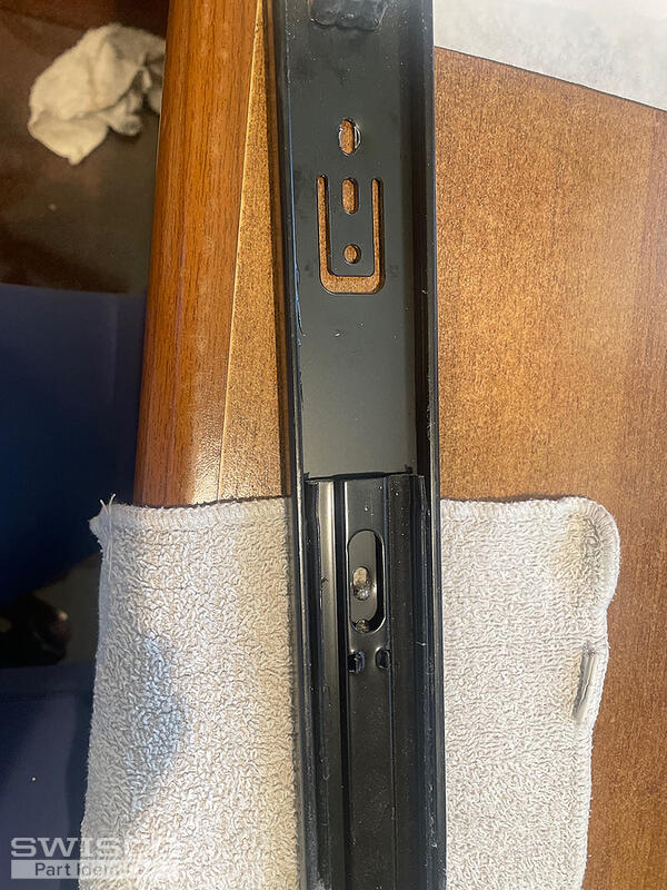 left side of front with glider extended