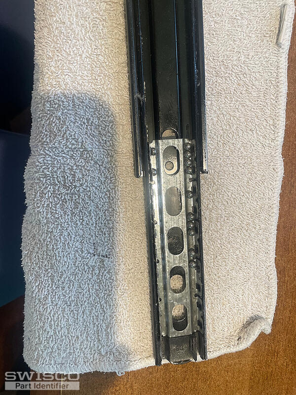 right side of front with glider extended
