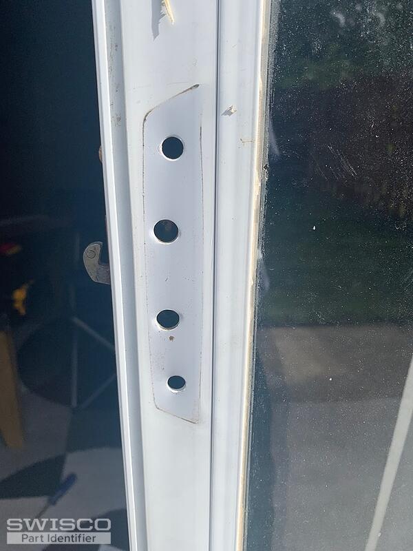 installation holes in the door
