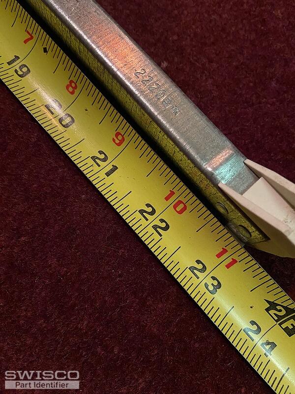 closeup length metal channel
