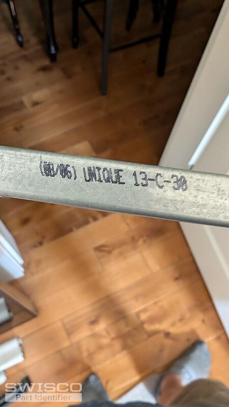 unique 13-C-30 stamped channel