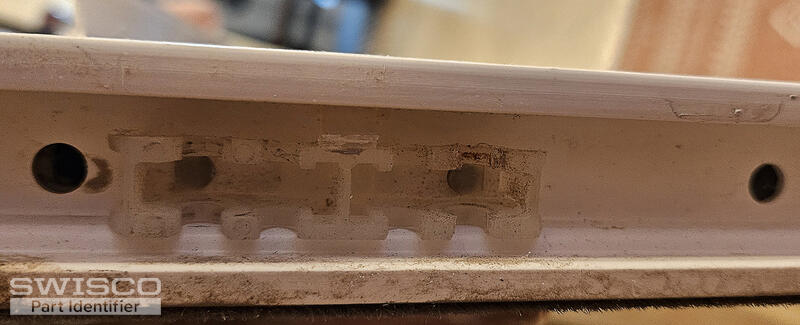 Roller frame in window