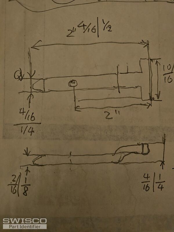 Pivot bar - drawing measure size