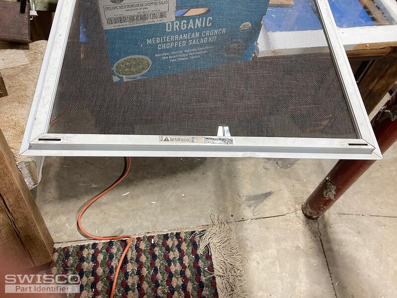 Eagle window screen clip slot