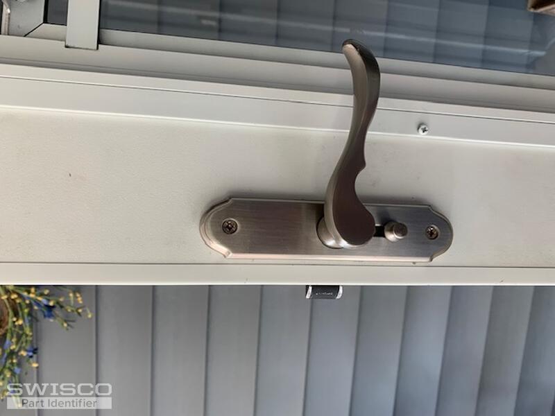 inside of storm door handle