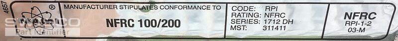 1 NAMI window lable (OEM sticker)